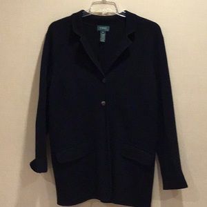 Lauren Black Sweater Coat